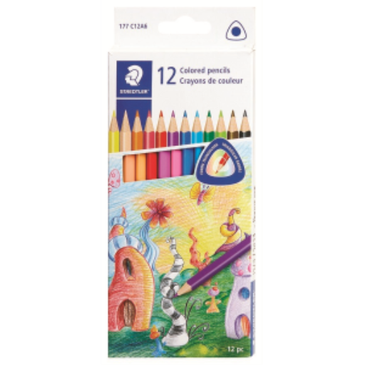 Color Pencil, Triangular 12Pk