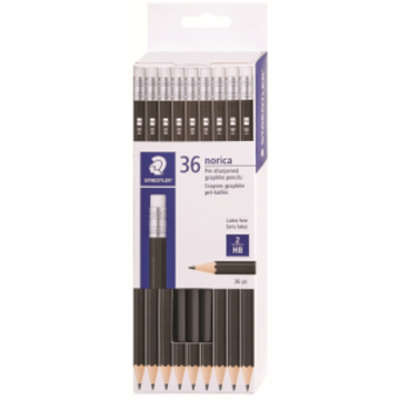 Pencil Norica black HB 36pk FSC 100%