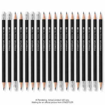 Pencil Norica black HB 24pk FSC 100%