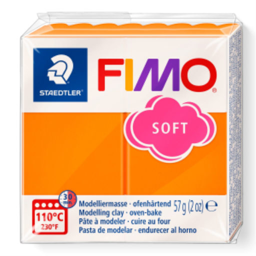 Modelling Clay Fimo Soft Tangerine 57g (2 oz)