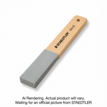 Sandpaper lead pointer blister
