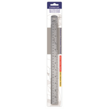 96353-12BK04 STAEDTLER-Mars Limited STEEL RULER CORK BACK.12