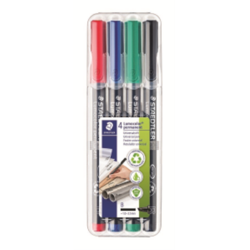 Universal pen Lumocolor permanent B 4pcs