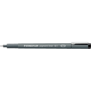 Fineliner pigment liner 0.1mm black