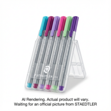Fineliner triplus 6 pcs Assorted