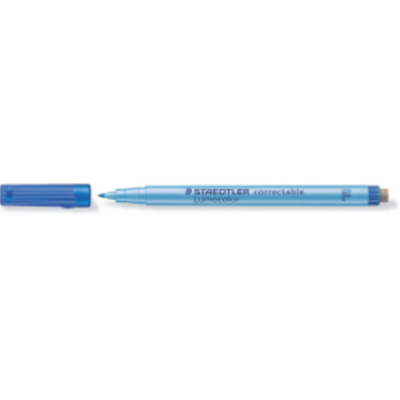 OHP pen Lumocolor correctable F blu