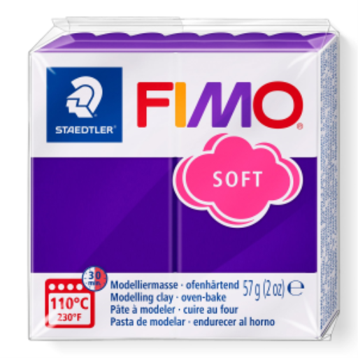 Modelling Clay Fimo Soft Plum 57g (2 oz)