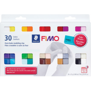 Set Modelling Clay Fimo Soft 30 Assorted Color Pack