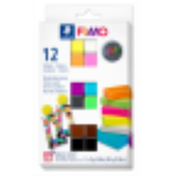 Fimo Effect Neon Modelling Clay Set 12-Colour Pack