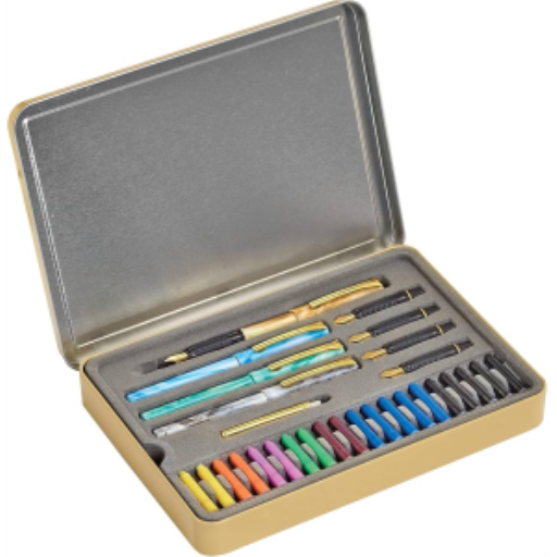 Calligraphy Tin Set, 5 Nibs