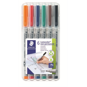 Universal pen Lumocolor non-p F 6pc