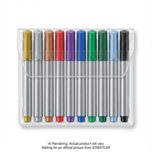 Metallic marker pen 10 pc. 1-2 mm