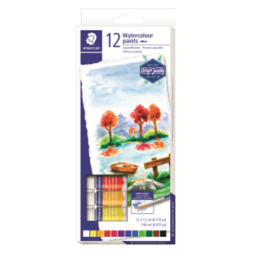 8880-C12-02 STAEDTLER-Mars Limited WATERCOLOUR PAINT 12ml AST