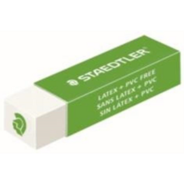 Eraser white with Marshead  green