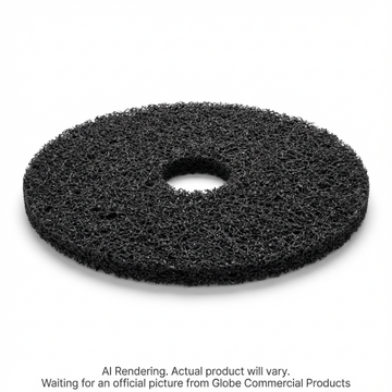 20"  Black Stripping Floor Pad