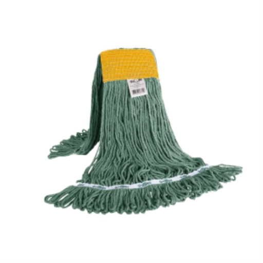 Syn-Pro? Synthetic Looped End Wet Mop Wide Band Green 24oz