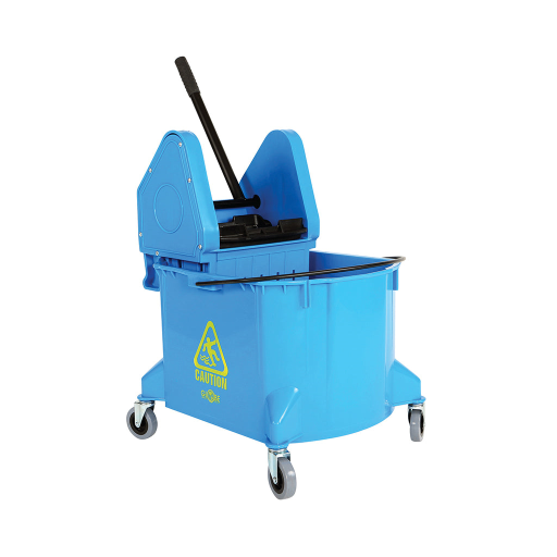 40 Qt Downpress Bucket and Wringer Blue