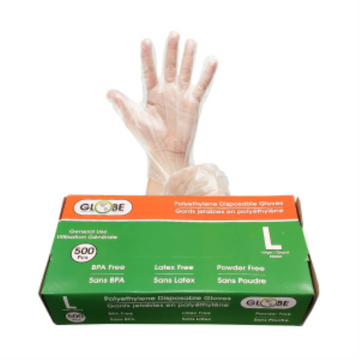 Polyethylene Gloves Powder Free - Large (box of 500)