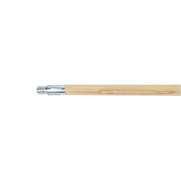 15/16" x 54" Threaded Metal-Tip Lacquered Wood Handle