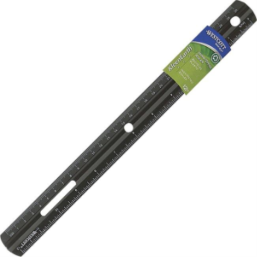 30cm/12? KleenEarth? Plastic Recycled Ruler with Antimicrobial Protection / 
R?gle antimicrobienne KleenEarth? en plastique recycl? 30cm/12po