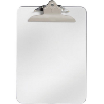Letter Size ? 9" x 12" - Clear - 6" Spring Clip / 
Format lettre ? 9 po x 12 po - Transparente ? pince ? ressort 6 po