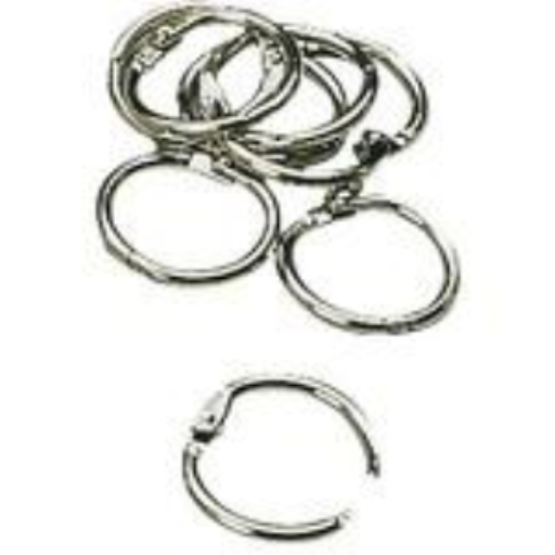Card Rings 1" 18/pk 
Anneaux 1? po 18/pqt