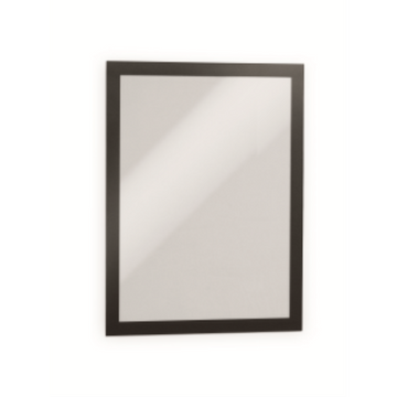 DURABLE Self-Adhesive Magnetic DURAFRAME Document Sign Holder, Letter-Size 8-1/2" x 11", Black, 2 Pack (476801)