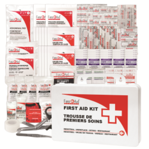 Trousse de premiers soins de base CSA type 2, petite, dans un étui en plastique
