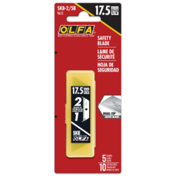 SKB-2/5B Dual-Edge Safety Blades, 5pk