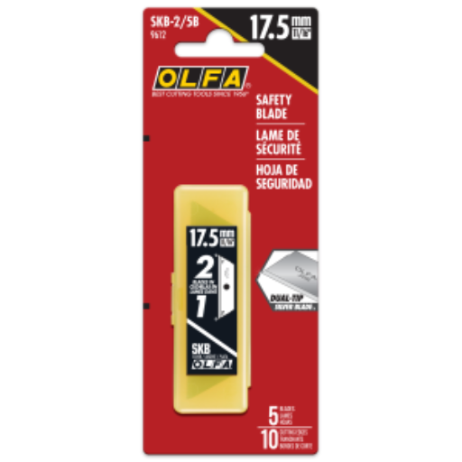 SKB-2/5B Dual-Edge Safety Blades, 5pk