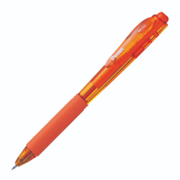 Wow! Retractable Ballpoint Pen, (1.0mm), Orange Ink
