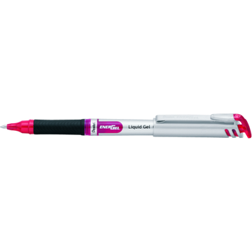EnerGel Liquid Gel Pen, (0.7mm) Metal Tip, Capped, Red Ink