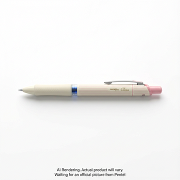 EnerGel Clena Retractable Liquid Gel Pen, (0.5mm) Needle Tip, Pink Accent, Blue Ink