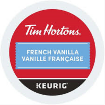COFFEE-K CUP TIM HORTONS FRENCH VANILLA-13114 24/BX