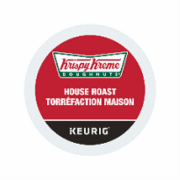 COFFEE-K CUP KRISPY KREME LIGHT MEDIUM HOUSE ROAST, 30/BX 30/BX