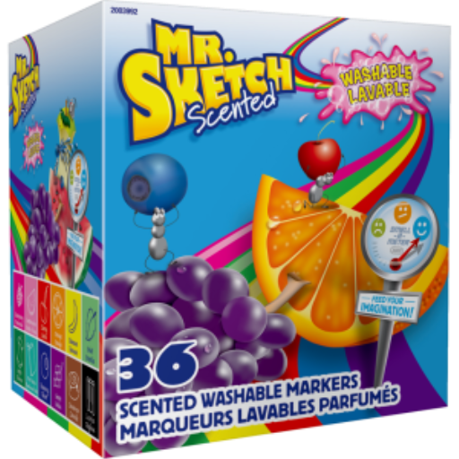 Washable Markers , Asst, 36 Pack