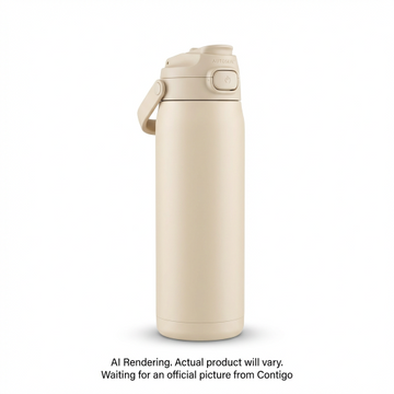 Contigo Cortland Chill 2.0 Stainless Steel Water Bottle with AUTOSEAL Lid, 24 oz (709 mL), Bubble Tea
