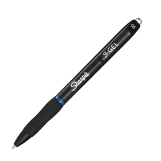 Sharpie S-Gel, Gel Pen, Fine Point (0.5 mm), Blue Ink Gel Pen, 1 Unit