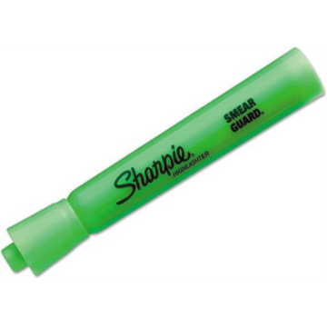 Sharpie Tank Highlighter, Chisel Tip, Green, 1 Count