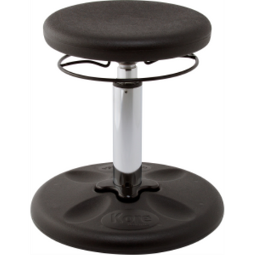 Kore Adjustable Wobble Stool 42-61 cm, Black