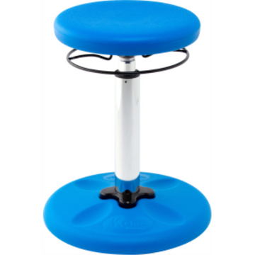 Kore Adjustable Wobble Stool, 42-61 cm, Blue