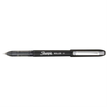 Sharpie Rollerball Pen, Needle Point (0.5 mm) Precision Pen, Black Ink, 1 Count
