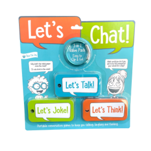 Let's Chat! Cartes de conversation portables version anglaise