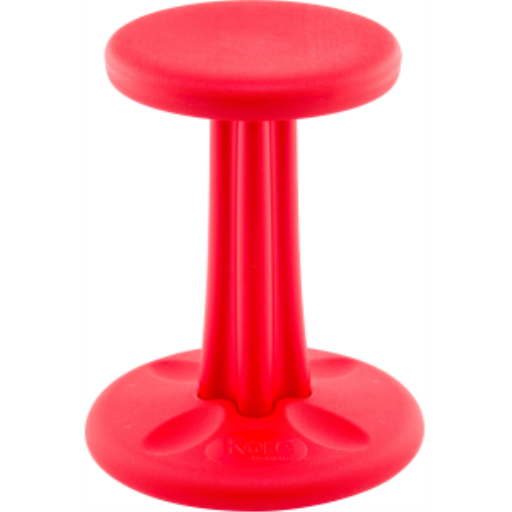 Tabouret oscillant Kore 40 cm, rouge