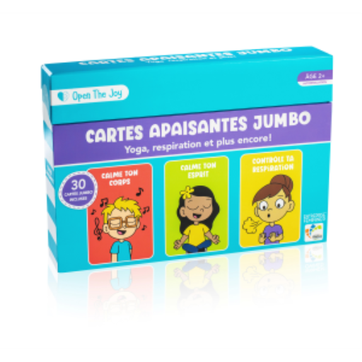 Cartes apaisantes jumbo - Outils apaisants pour la classe - Version francaise