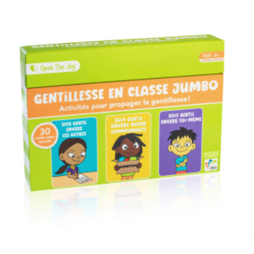 Jumbo Classroom Kindness Cards - French Version