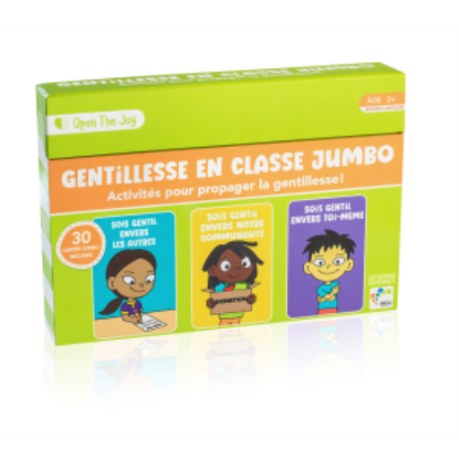 Jumbo Classroom Kindness Cards - French Version