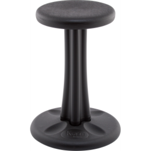 Kore Wobble Tabouret 47 cm, noir