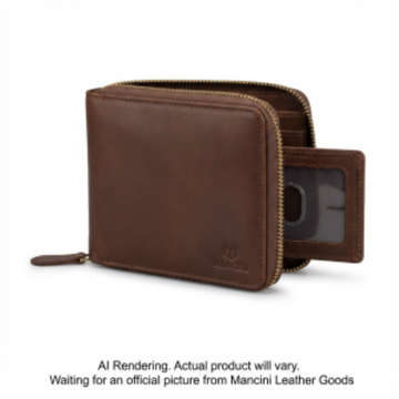 Men's Zip Wallet w/ Removable Case