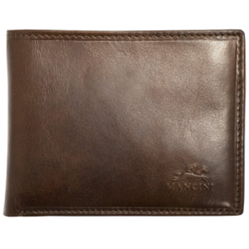 Men?s RFID Secure Wallet with Removable Passcase and Coin Pocket (Brown)